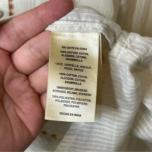 Anthropologie Holding Horses Iverie Embroidered Western Shirt XS Rodeo Prairie - Picture 7 of 9